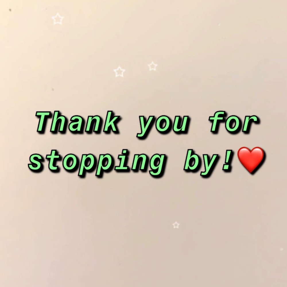 THANK YOU ❤️